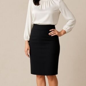 Isaac Mizrahi Black Pencil Skirt – Size 4